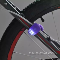 Lumière du vélo coloré en silicone